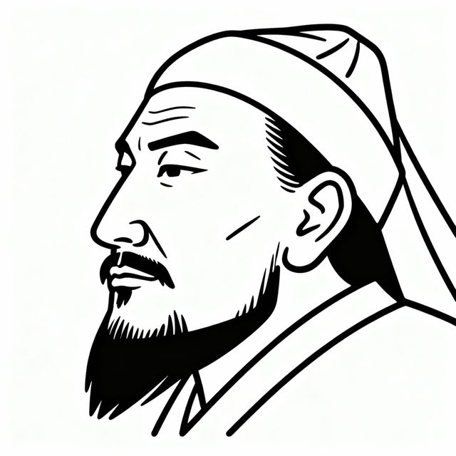 Genghis Khan Drawing Easy gallery