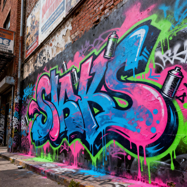 Graffiti Art Styles - Created with AI gallery