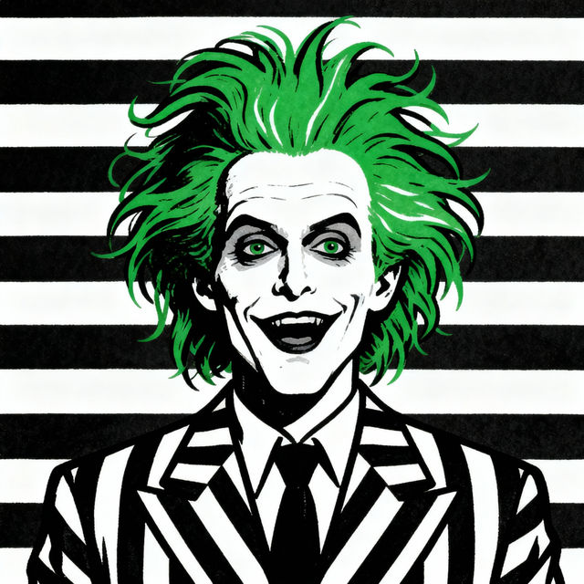 Easy Beetlejuice Drawing gallery