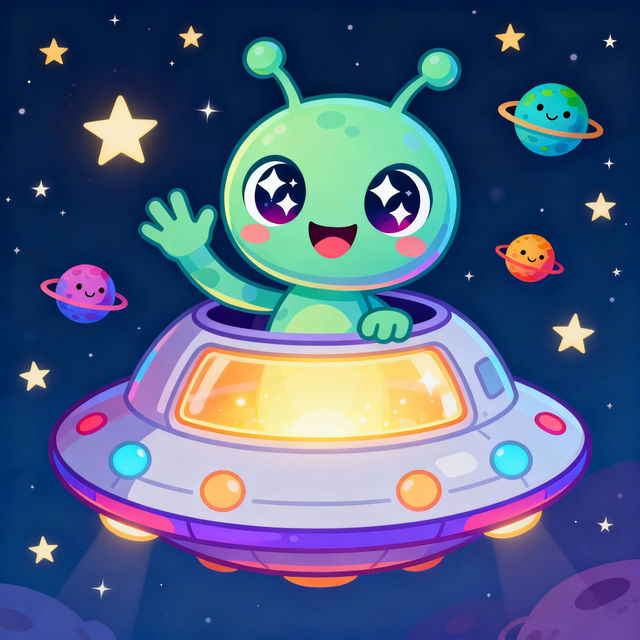Space Drawings for Kids gallery