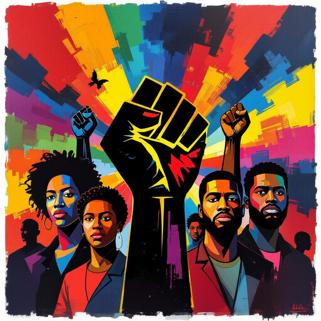 Black Lives Matter Art Created With AI gallery