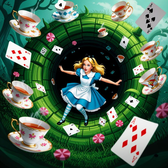 Alice In Wonderland Art - Made With AI gallery