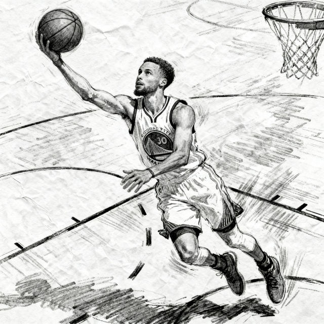 Drawing Steph Curry gallery