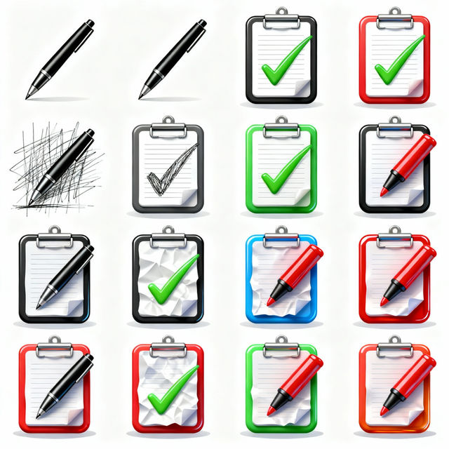 Clipboard Clip Art - Made With AI gallery