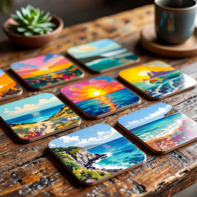 Coasters With Pictures - Made With AI gallery