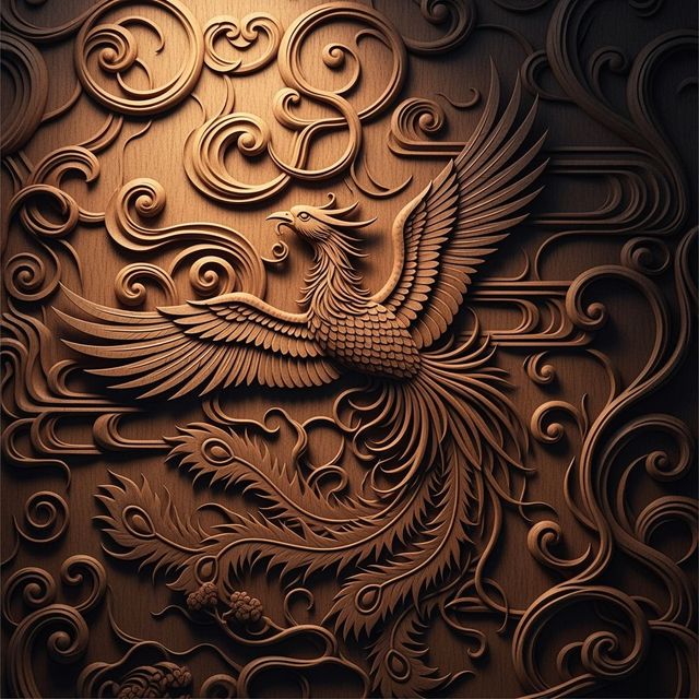 Explore Stunning Wood Art Created With AI gallery