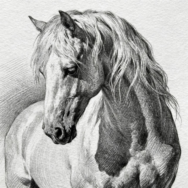 Horse Drawings - Made With AI gallery