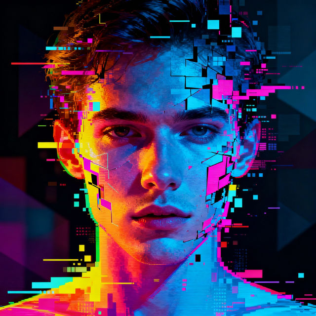 Glitch Effect Drawings gallery