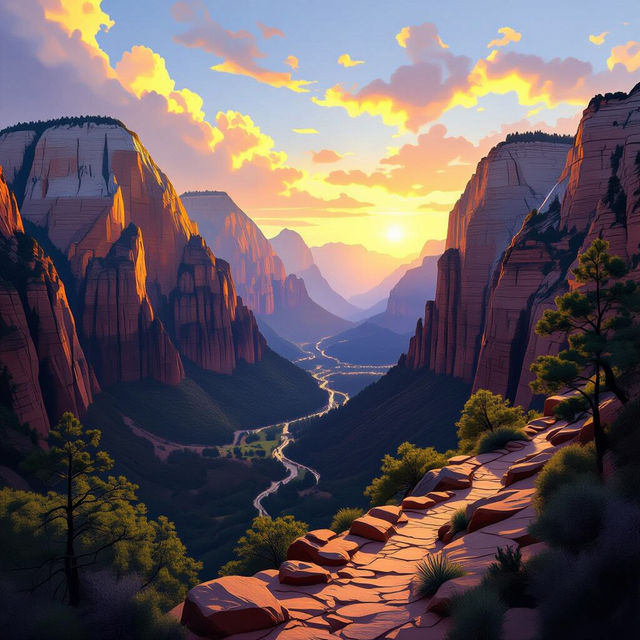 Angels Landing Pictures - AI Generated gallery