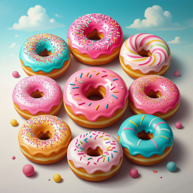 Donut Art - Made With AI gallery