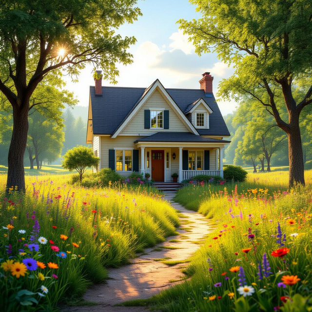 Picture Of A House - AI Generated gallery