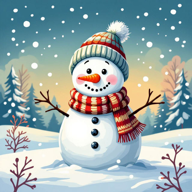 Snowman Images - Made With AI gallery