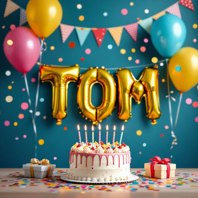 Happy Birthday Tom Images - AI Generated gallery