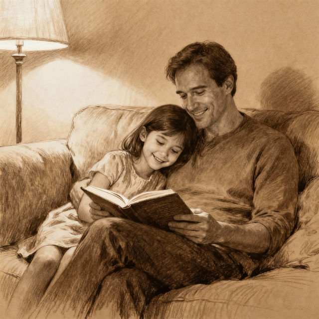 Father Daughter Drawing Ideas - AI Generated gallery