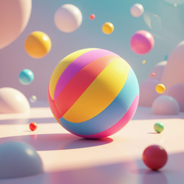 Soft Ball Wallpapers - Made With AI gallery