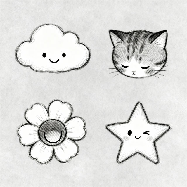 Simple Pencil Cute Easy Drawings gallery