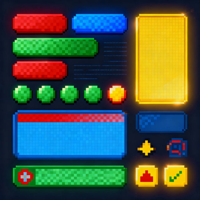 Pixel Art UI - Made With AI gallery