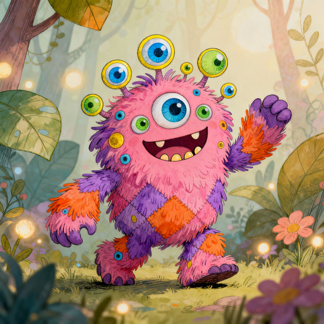 Drawing Monsters - Made With AI gallery