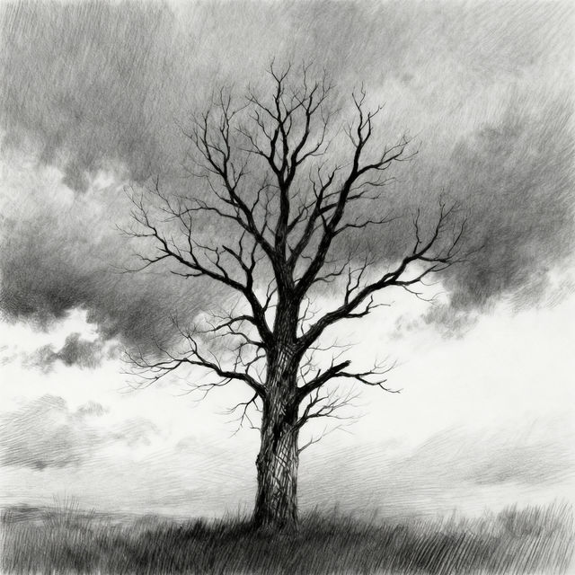 Tree Without Leaves Drawings gallery