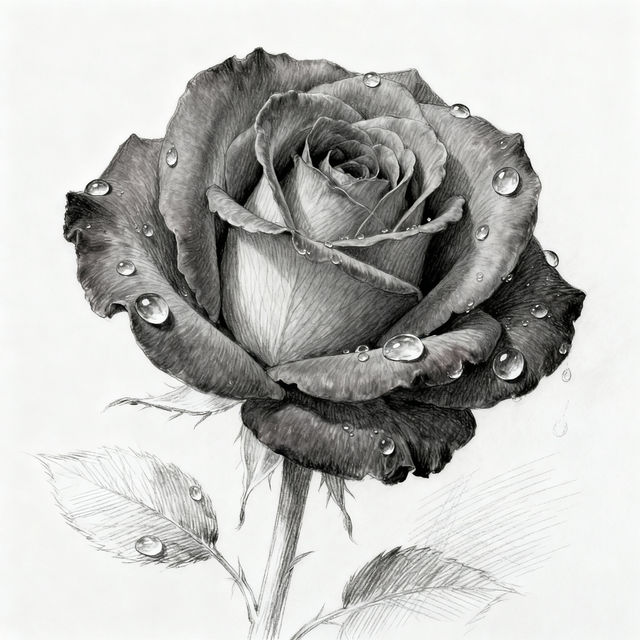 Drawing Rose Art gallery