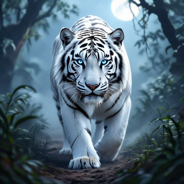 White Tiger Pictures - Created With AI gallery