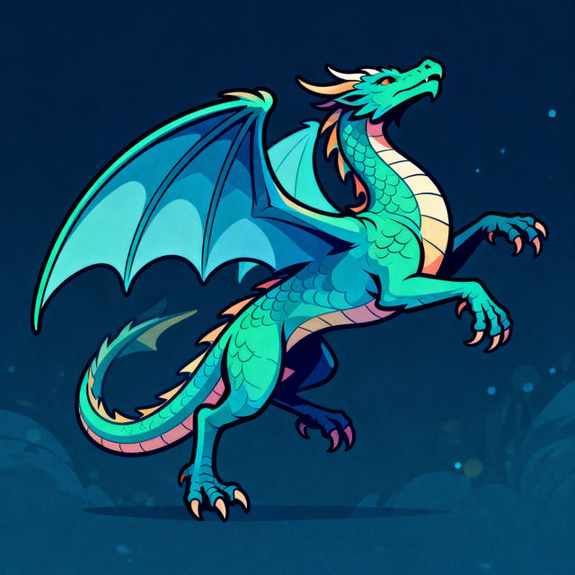 Cool Dragon Drawings - Easy AI Creations gallery