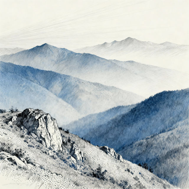 Atmospheric Perspective Drawing gallery