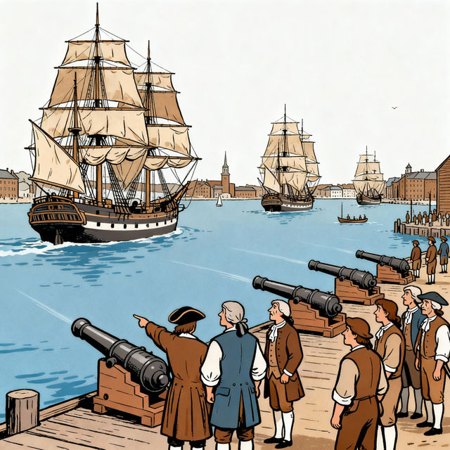 Intolerable Acts Drawings - Easy AI Creations gallery