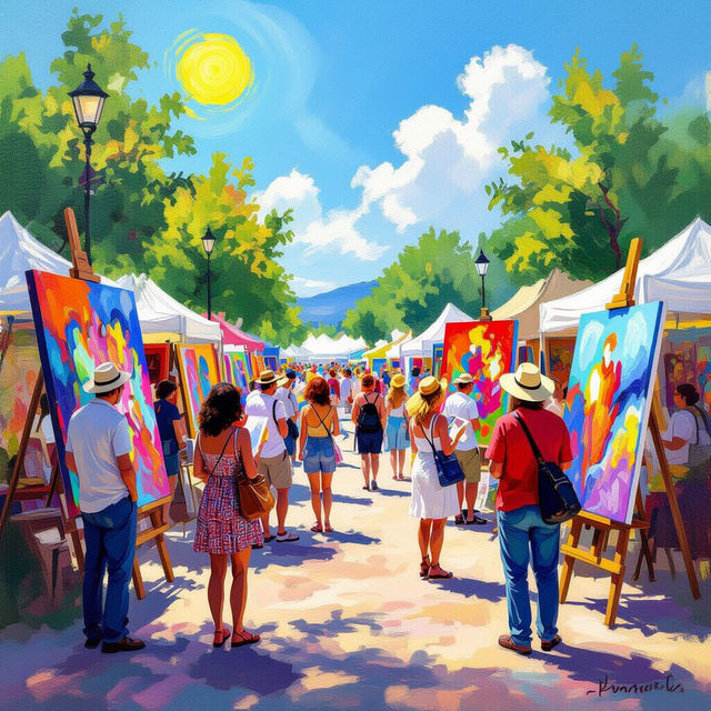 Delray Art Festival Art gallery