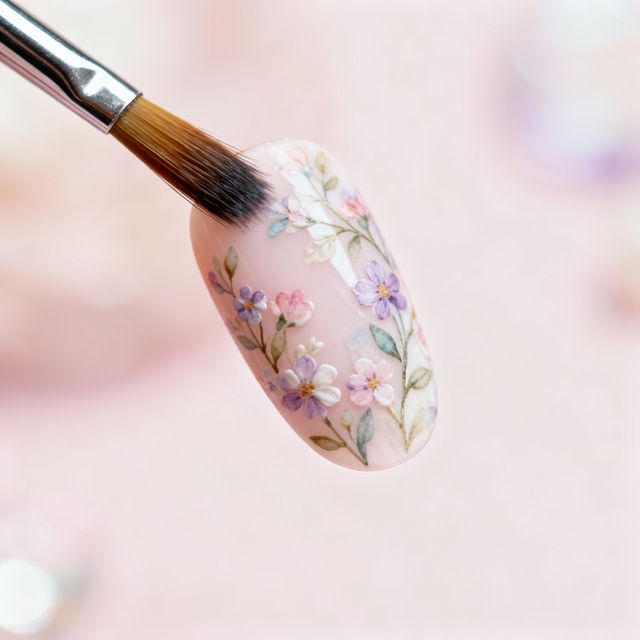 Nail Art Brush Designs gallery