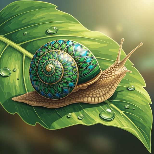 Generate a Snail Drawing With AI gallery