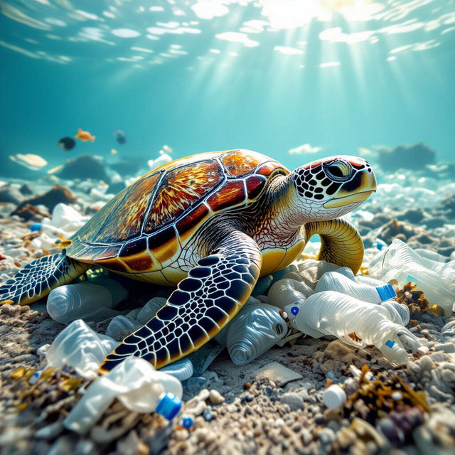 Plastic Pollution Images - Made With AI gallery