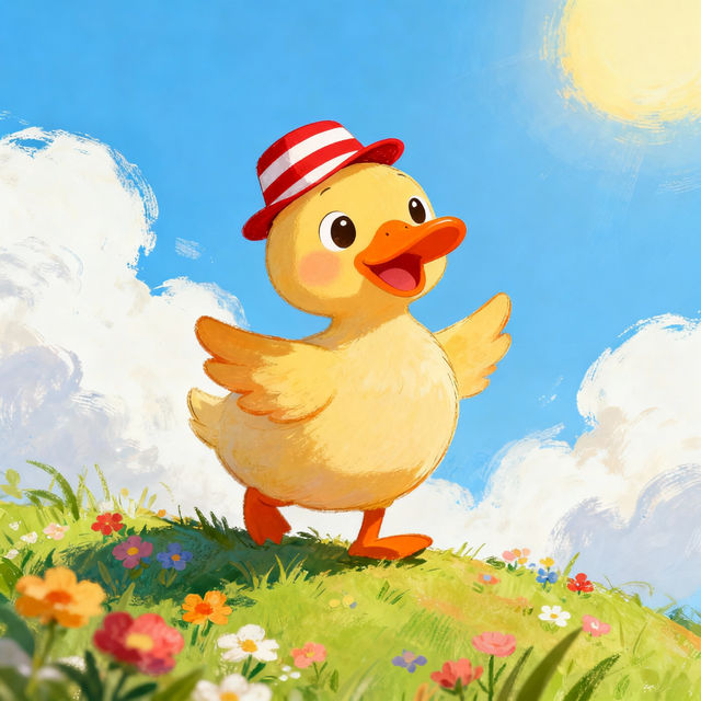 Duck Cartoon Drawings - Made With AI gallery