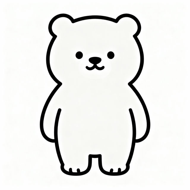 Bear Drawing Simple gallery