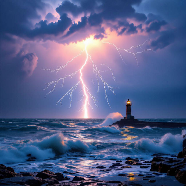 Lightning Images - Made With AI gallery