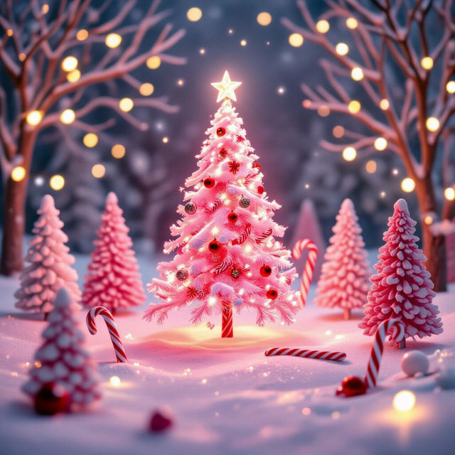 Pink Christmas Wallpapers gallery