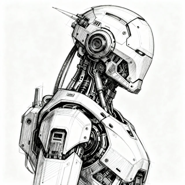 AI-Generated Side View Drawings gallery