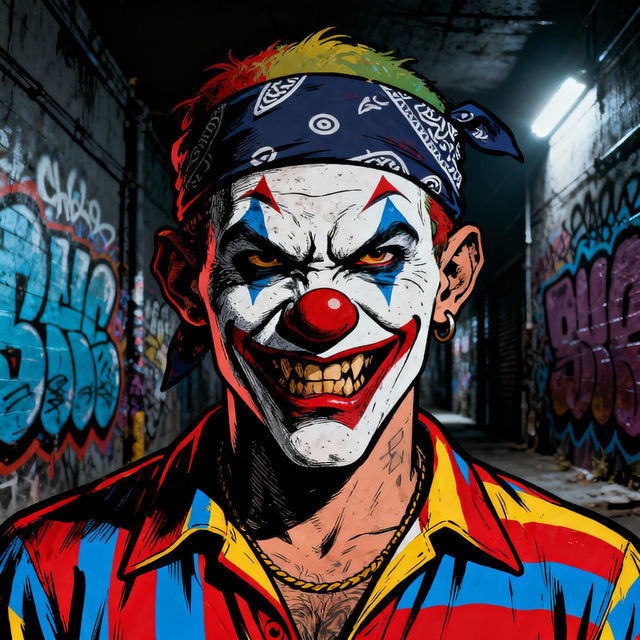 Cholo Clown Drawings gallery
