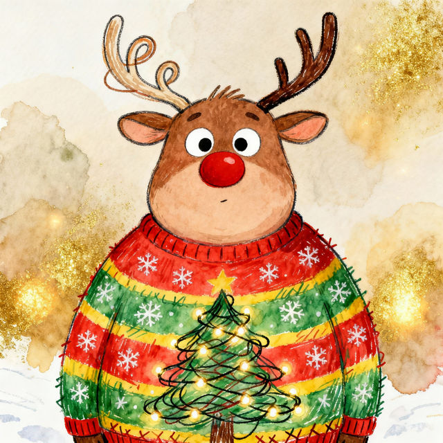 Ugly Sweater Ideas - AI Generated Drawings gallery