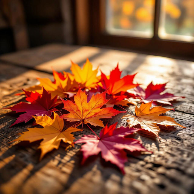 Maple Leaves Images - AI Generated gallery