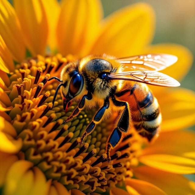 Picture Of Bees - Created With AI gallery