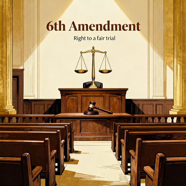 6th Amendment Drawings - AI Generated gallery