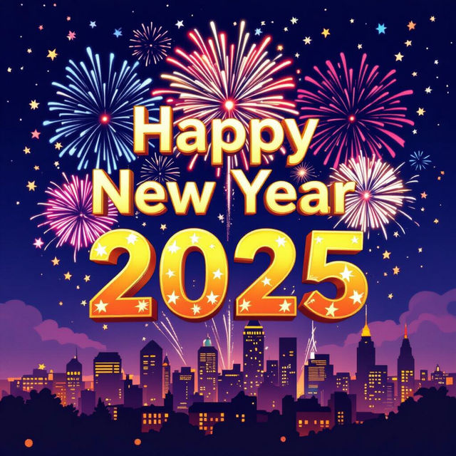 Animated Happy New Year 2025 Images gallery