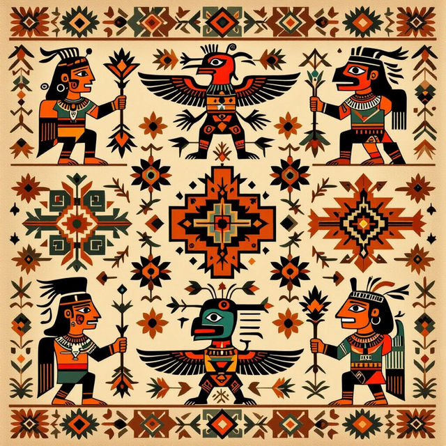 Zapotec Art - AI Generated gallery