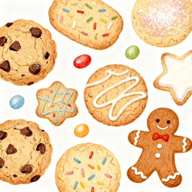 Cookies Drawing gallery