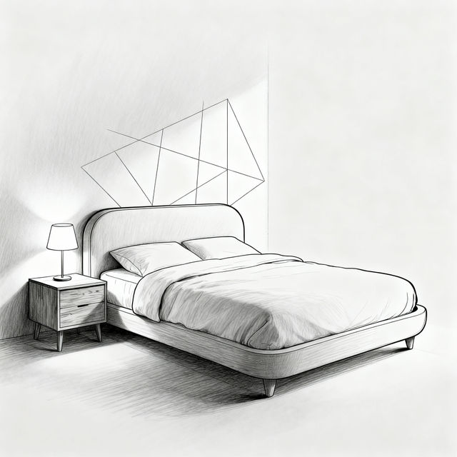 Bed Sketch Art gallery