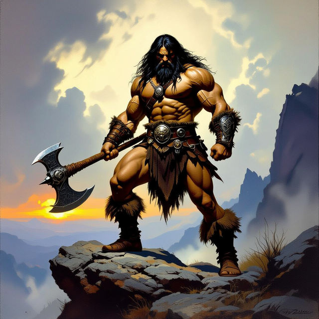 Frazetta Art Style gallery