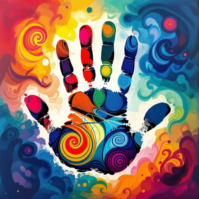 Creative Hand Print Art Gallery gallery