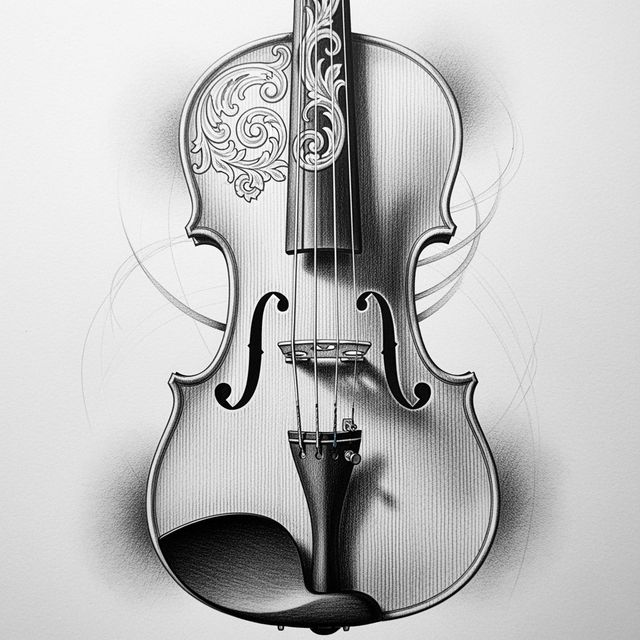 Browse Violin Drawings Created With AI gallery