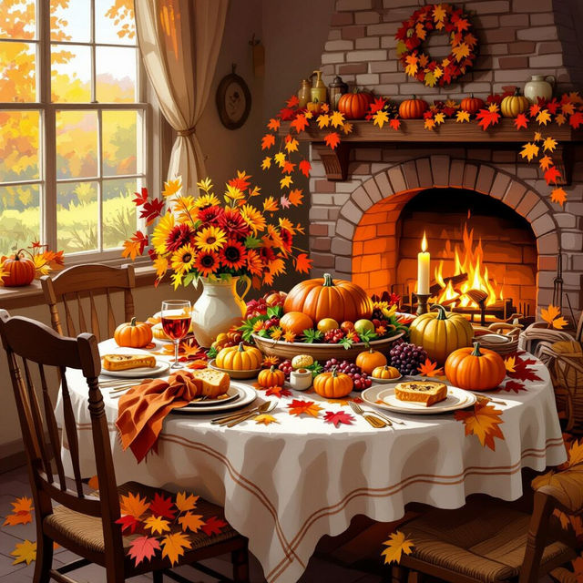 Thanksgiving Art Ideas - AI Generated gallery